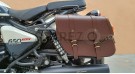 Fit For Royal Enfield Shotgun 650 Saddle Stay With Pannier Bags Pair Brown Color - SPAREZO